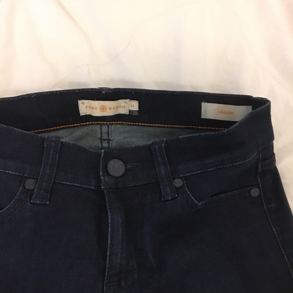 Tory burch legging skinny Jean sz 24